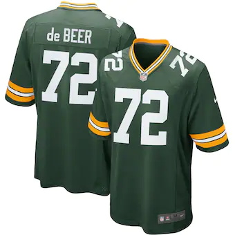 youth nike gerhard de beer green green bay packers game jer